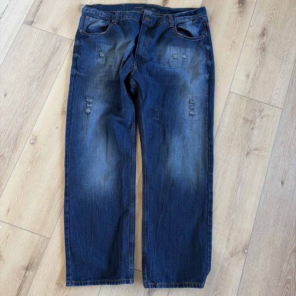 Rocawear Classic Fit‎ Mens Dark  Jeans Size 44 X 32 patchwork baggy street